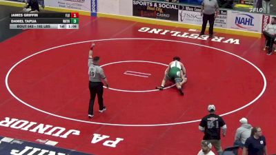 192 lbs Round Of 32 - James Griffin, Flb vs Daniel Tapija, Waynesburg