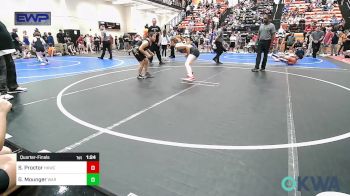 115 lbs Quarterfinal - Sophie Proctor, Henryetta Knights Wrestling Club vs Gracelynn Mounger, Warner Eagles Youth Wrestling