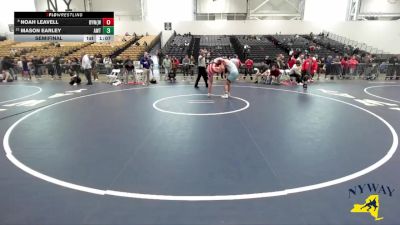 190 lbs Semifinal - Noah Leavell, Bulldogs Youth Wrestling (Far Western) vs Mason Earley, Amsterdam Wrestling Team