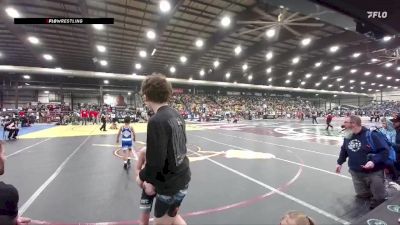 55 lbs Cons. Round 3 - Matthew Calderon, Aberdeen vs Ridge Anderberg, Mobridge AAU Wrestling