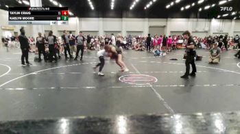45 lbs Round 4 (10 Team) - Elana-Mae Ross, Team Palmetto vs Emmy Lashaway, NC Girls Wrestling Club