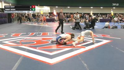 138 lbs Consi Of 32 #1 - Ozias Gray, LA vs Timmy Boda, FL