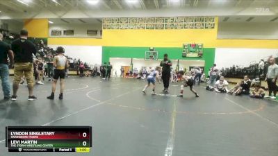 70 lbs Round 3 - Lyndon Singletary, Swainsboro Tigers vs Levi Martin, The Storm Wrestling Center