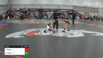 80 lbs Consolation - Andres Rojas, Miami Wrestling Club vs Carter Wallis, Thoroughbred Wrestling Academy