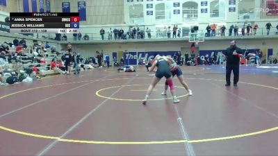 138 lbs 5th Place Match - Jessica Williams, Umpqua Community College vs Anna Spencer, Southwestern Oregon CC