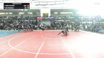 132 lbs Round Of 32 - Luke Savage, Cheshire vs Aki Bhabad, Avon