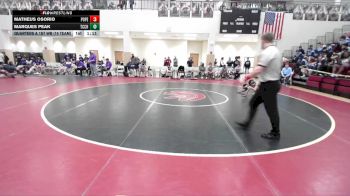 106 lbs Quarters & 1st Wb (16 Team) - Matheus Osorio, Pope vs Marques Peak, Thomas County Central HS