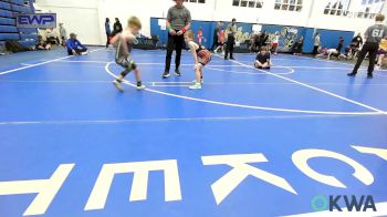 58 lbs Final - Jaxton Myers, Cushing Tigers vs Canyon Jones, Tecumseh Youth Wrestling