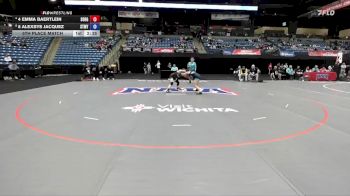 110 lbs 5th Place Match - 8 Alexsys Jacquez, Saint Mary vs 4 Emma Baertlein, Southern Oregon