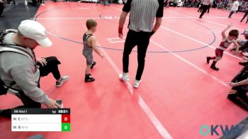 36 lbs Round Of 16 - Stanton Bradley, Tuttle Wrestling vs Kashton Legg, Barnsdall Youth Wrestling