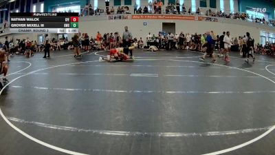 132 lbs Champ. Round 2 - Nathan Walck, Central Florida Elite vs Grover Mixell Iii, Genesis Wrestling Club