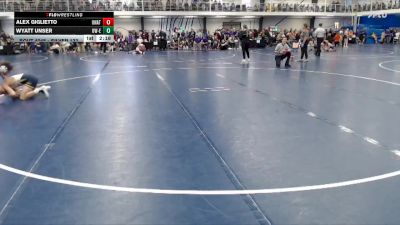 Silver 133 lbs Champ. Round 1 - Wyatt Unser, Wisconsin-Eau Claire vs Alex Giglietto, Unattached