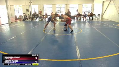 250 lbs Round 5 (6 Team) - Brycen Hopkins, Kansas vs Adrian Fuchs, Minnesota Red