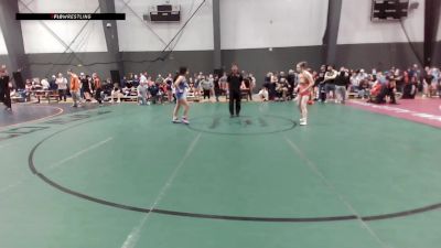 Junior Girls GR - 125 lbs Quarters - Kadence Neumeyer, WA vs Genevie Mondero, OR