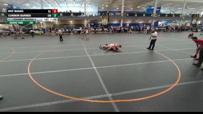 120 lbs Champ. Round 4 - Connor Barnes, Unattached vs Roy Barak, Unattached
