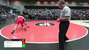 215 lbs Round Of 64 - Emilio Johnson, Oakdale vs Austin Young, Casteel