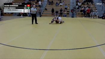 165 lbs Cons. Round 4 - Brady Brewick, UW-Eau Claire vs Colten Gundersen, Augustana