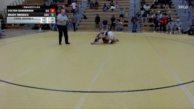 165 lbs Cons. Round 4 - Brady Brewick, UW-Eau Claire vs Colten Gundersen, Augustana