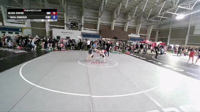 140 lbs Quarterfinal - Eliza Davis, Davis Wrestling Club vs Noa Omessi, Park City Wrestling Club