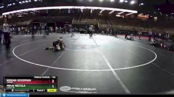 125 lbs 3rd Place Match - Keigan Goodman, Tifton vs Mihai Necula, Level Up