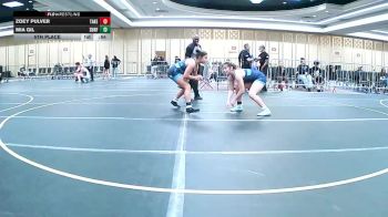 136 lbs 5th Place - Zoey Pulver, Takedown Express vs Mia Gil, Surfside Rtc