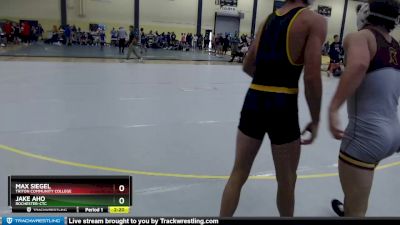 133 lbs Cons. Round 2 - Jake Aho, Rochester-CTC vs Max Siegel, Triton Community College