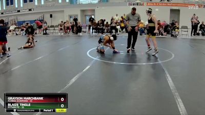 96 lbs Round 4 (6 Team) - Grayson Marchbank, Florida Scorpions vs Blaize Tingle, Python Pit