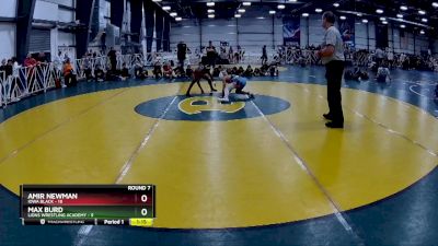 92 lbs Rd# 10- 4:00pm Saturday Final Pool - Amir Newman, Iowa Black vs Max Burd, Lions Wrestling Academy