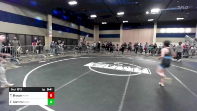 101 lbs Consi Of 16 #1 - Tayler Brown, Warrior WC vs Emily Ramos, Mlwc