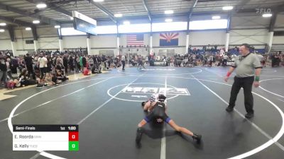 90 lbs Semifinal - Everett Roorda, Grindhouse WC vs Gianni Kelly, Tucson Cyclones