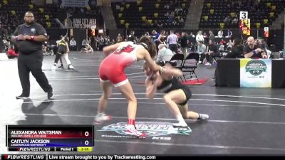 117 lbs Cons. Round 5 - Caitlyn Jackson, Lindenwood University vs Alexandra Waitsman, William Jewell College