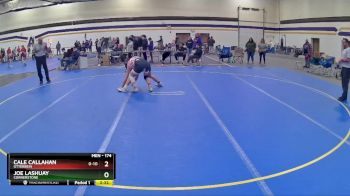174 lbs 1st Place Match - Cale Callahan, Otterbein vs Joe Lashuay, Cornerstone