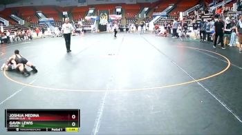 112 lbs Cons. Semi - Gavin Lewis, Oxford vs Joshua Medina, Oregon Clay