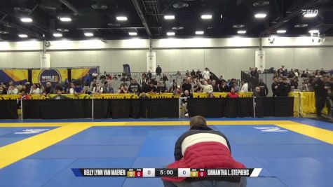 Samantha L. Stephens vs Kelly Lynn Van Maenen 2024 World IBJJF Jiu-Jitsu No-Gi Championship