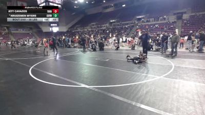 58 lbs Semis - Jett Cavazos, Top Rank vs Kruizemen Myers, Colorado Outlaws Youth Wrestling