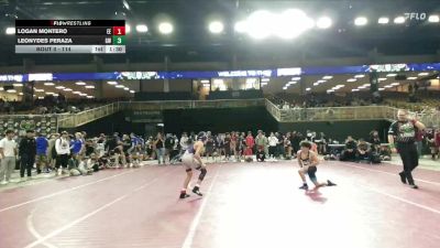 114 lbs 1st Place Match - Leonydes Peraza, Gladiator Wrestling vs Logan Montero, Eagle Empire