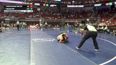 2A-165 lbs 7th Place Match - Urijah Fry, Clarke vs Christopher Meyer, Independence