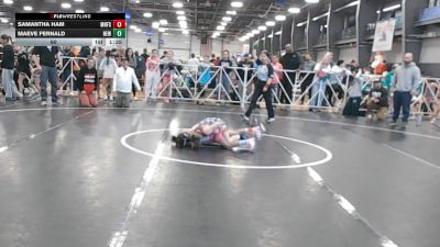 60 lbs Round 1 (9am Saturday) - Samantha Ham, Minnesota Funky Singlets vs Maeve Fernald, NEWHALE