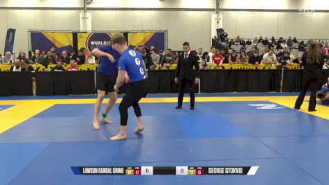 Lawson Randal Grime vs George Stokvis 2024 World IBJJF Jiu-Jitsu No-Gi Championship