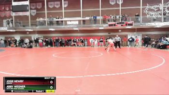 138 lbs 1st Place Match - Josie Newby, Grace vs Abby Wegner, Skyline High School