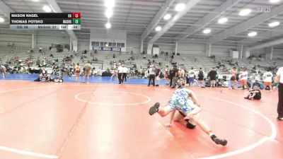 154 lbs Consi Of 4 - Mason Nagel, OHIO GOLD - MS vs Thomas Potsko, Mat Assassins Black - MS