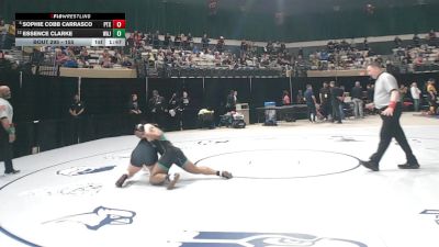 155 lbs Round 2 - Sophie Cobb Carrasco, Patuxent vs Essence Clarke, Walter Johnson
