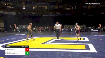 125 lbs Consolation - Cian Fischer, Davidson vs Rhett Golowinski, Oklahoma State