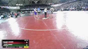 4A 150 lbs Cons. Round 1 - Elijah Leader, Hanford vs Jaden Perez, Inglemoor