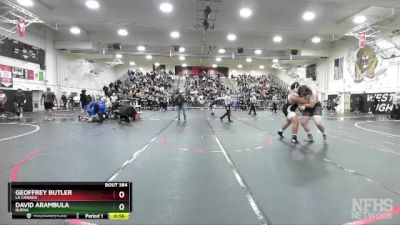 285 lbs Cons. Round 2 - David Arambula, Buena vs Geoffrey Butler, La Canada