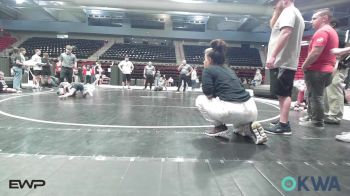 61 lbs 3rd Place - Garrett Potts, Wagoner Takedown Club vs Ezekiel Olsen, Fitness Fight Factory Wrestling Club