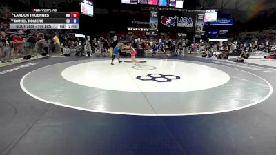 106 lbs Cons. Semis - Landon Thoennes, MN vs Daniel Romero, CO
