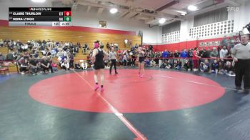 132 lbs Final - Claire Thurlow, Exeter vs Keira Lynch, Salem