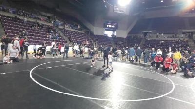 49 lbs Champ. Rd Of 16 - Kash Garcia, Mile High Wrestling Club vs Eli Glennon, Montana