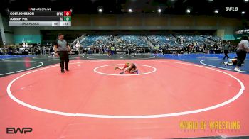 43 lbs 3rd Place - Colt Johnson, Greenwave Youth Wrestling Club vs Josiah Piz, Team Coalinga